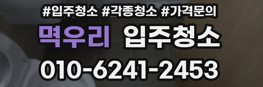 멱우리 이사청소