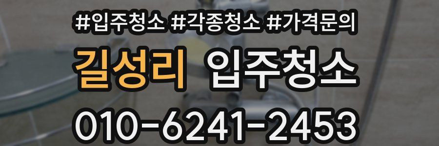 길성리 이사청소