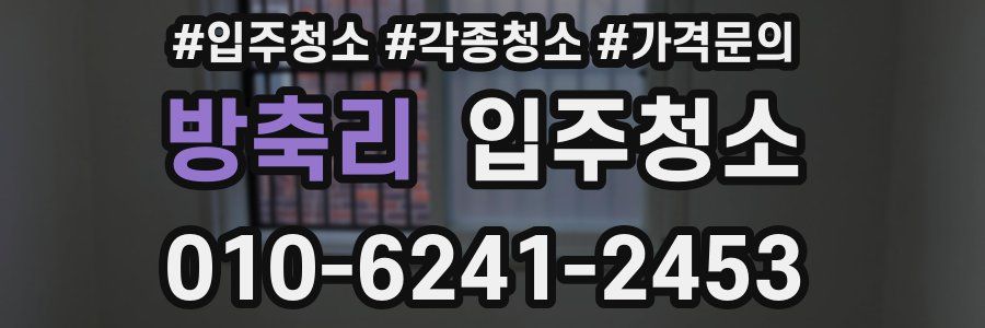 방축리 이사청소