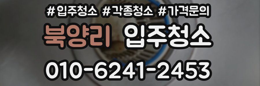 북양리 이사청소