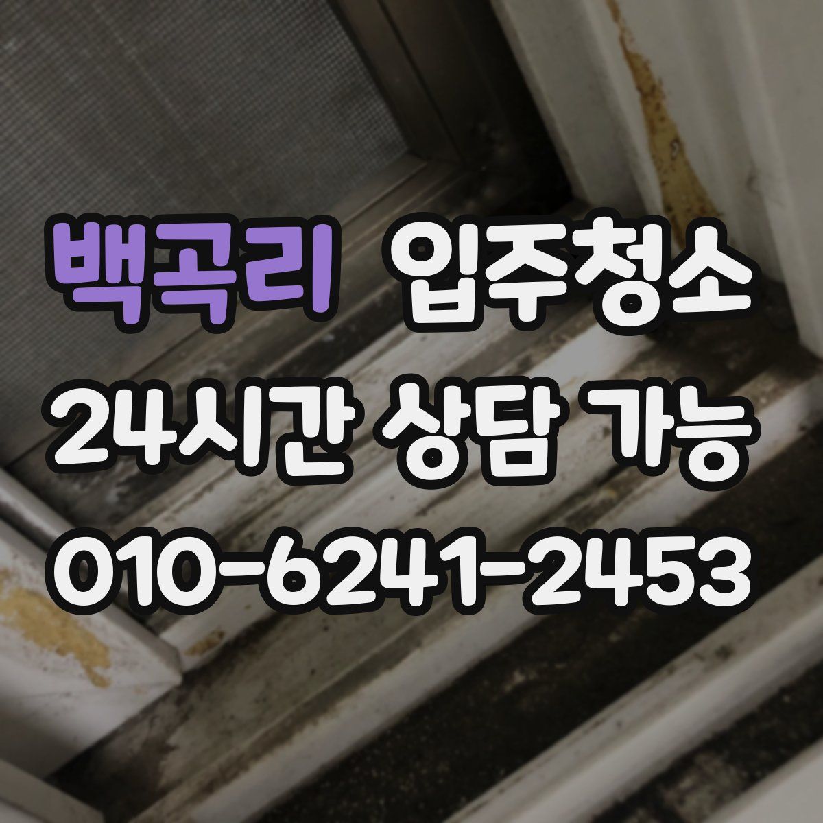 백곡리 원룸청소