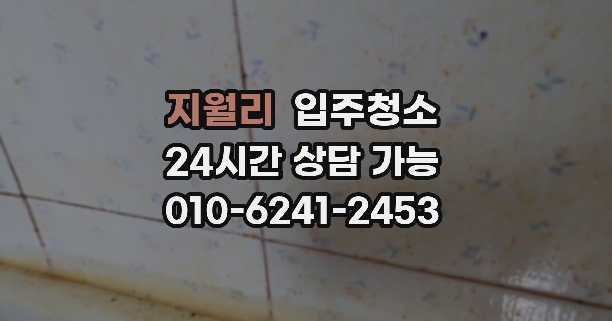 지월리 입주청소