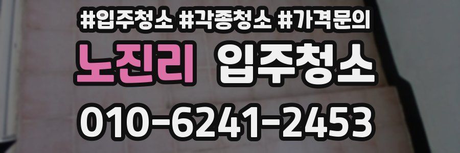 노진리 이사청소