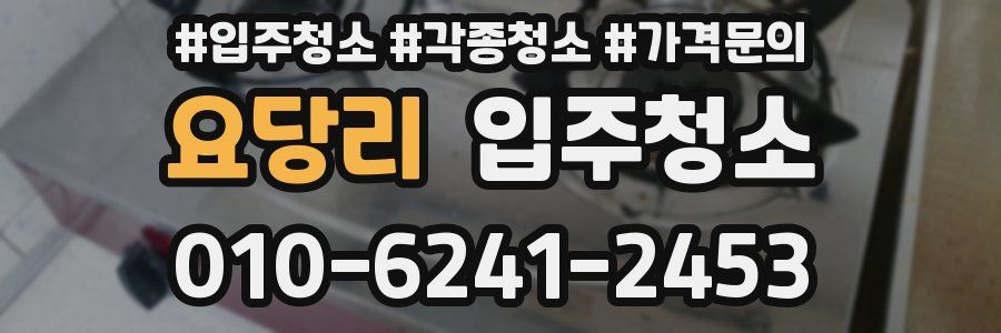 요당리 이사청소