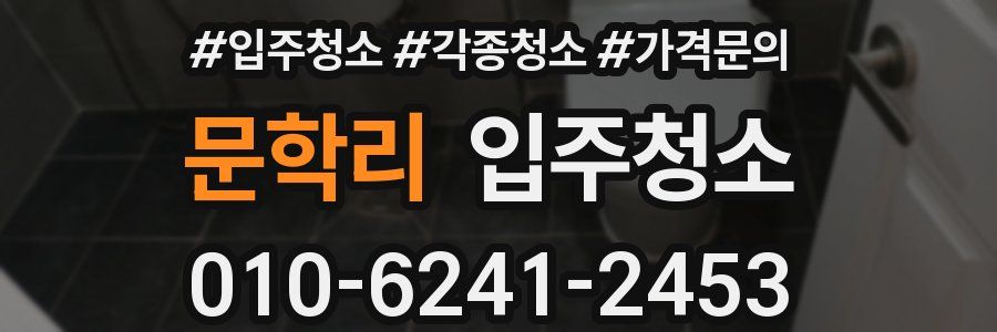 문학리 이사청소
