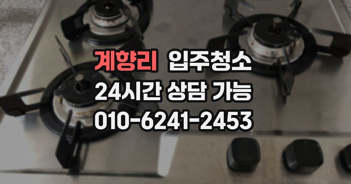 계향리 입주청소