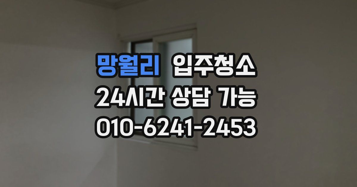 망월리 입주청소