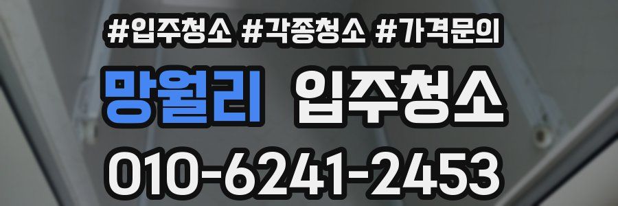 망월리 이사청소