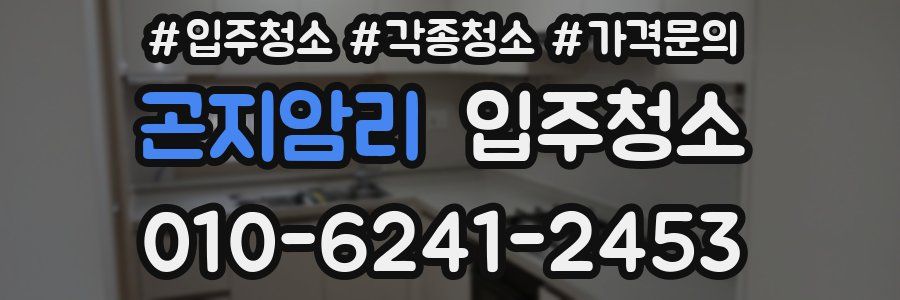 곤지암리 이사청소