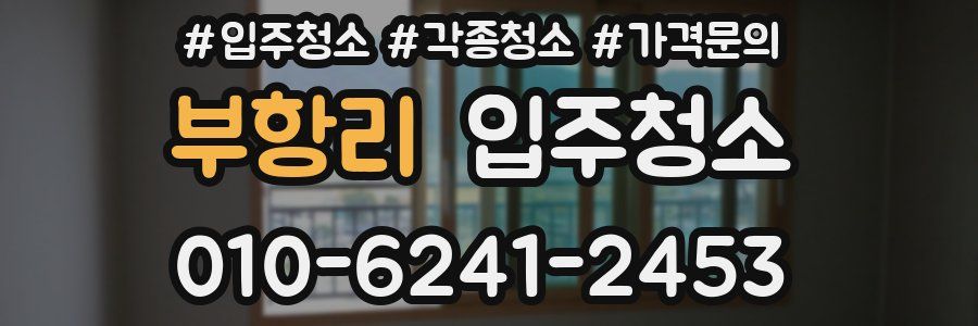 부항리 이사청소