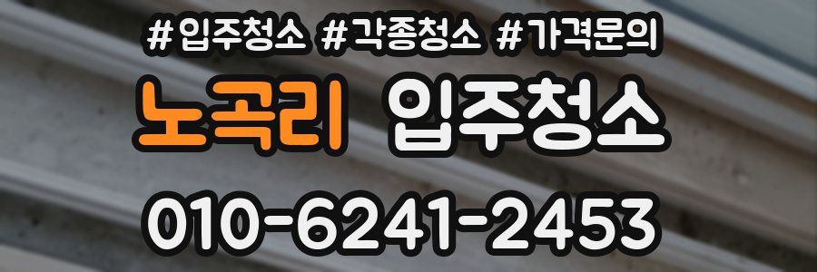 노곡리 이사청소