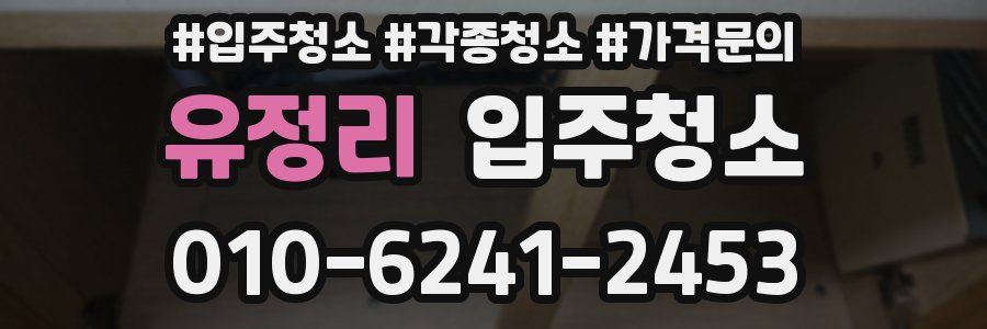 유정리 이사청소