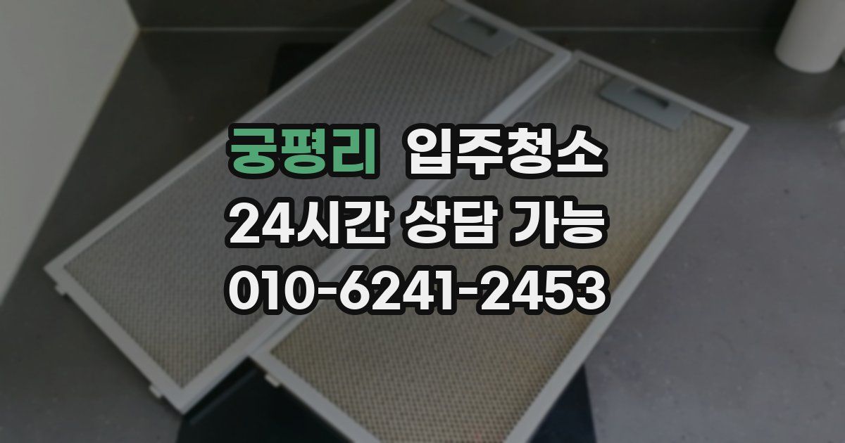 궁평리 입주청소