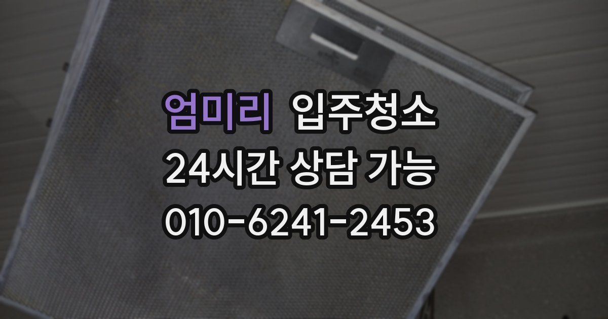 엄미리 입주청소