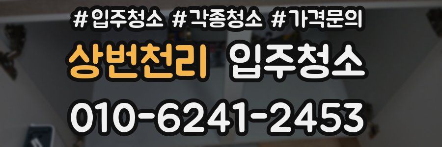 상번천리 이사청소