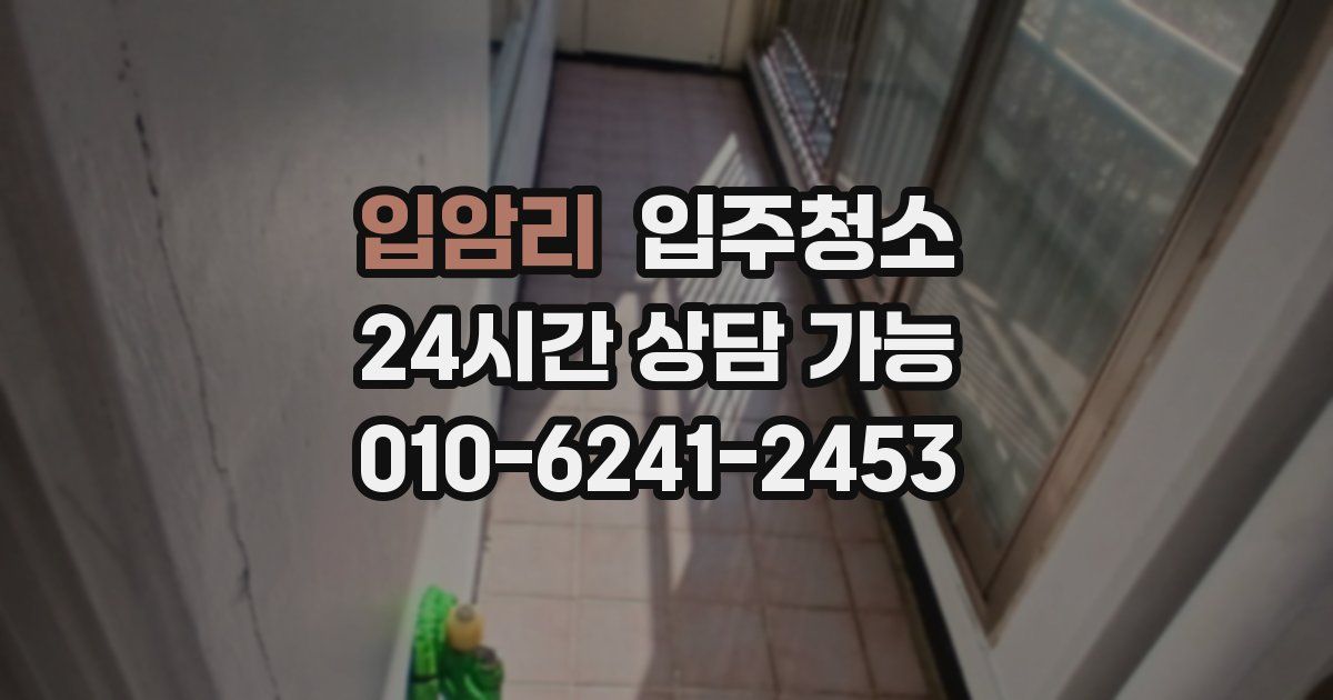 입암리 입주청소