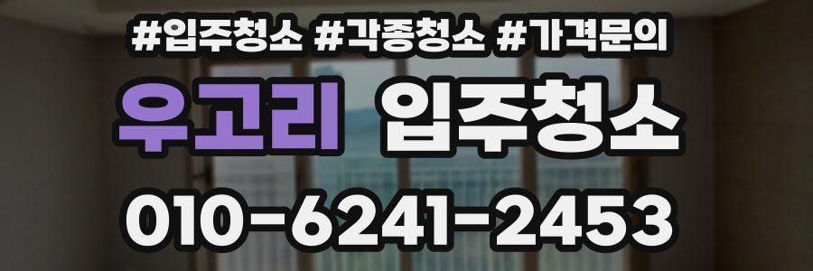 우고리 이사청소