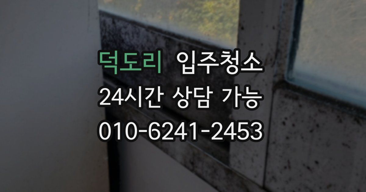 덕도리 입주청소