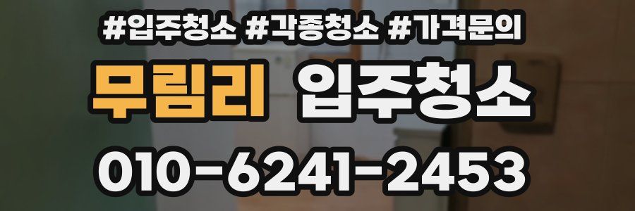 무림리 이사청소
