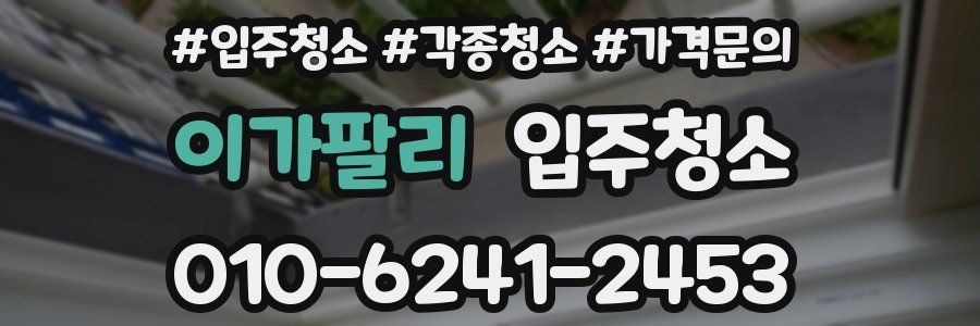 이가팔리 이사청소