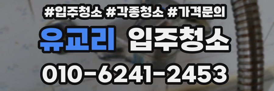 유교리 이사청소