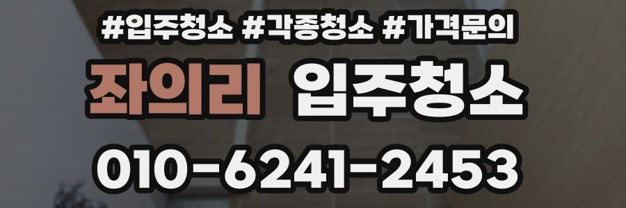 좌의리 이사청소