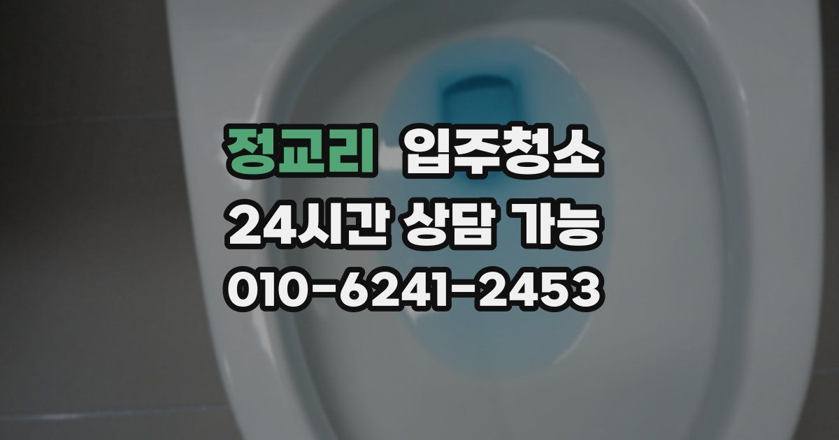 정교리 입주청소