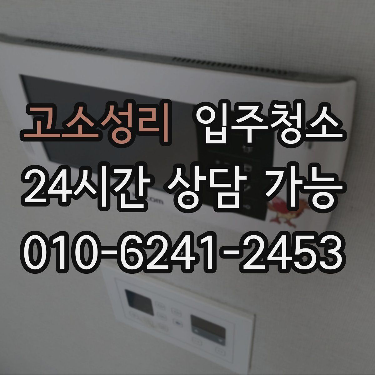 고소성리 원룸청소