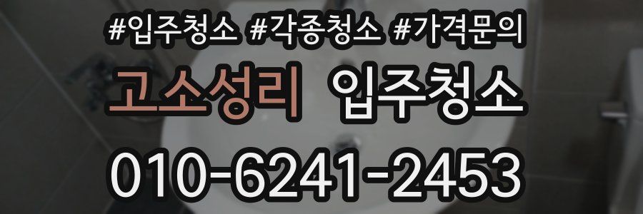 고소성리 이사청소