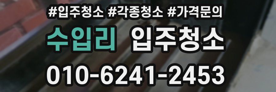 수입리 이사청소