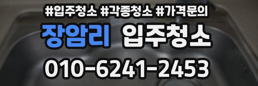 장암리 이사청소