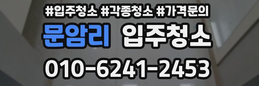 문암리 이사청소