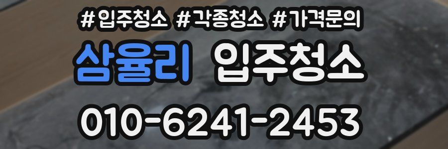 삼율리 이사청소