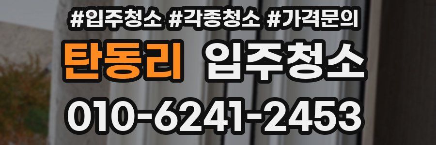 탄동리 이사청소