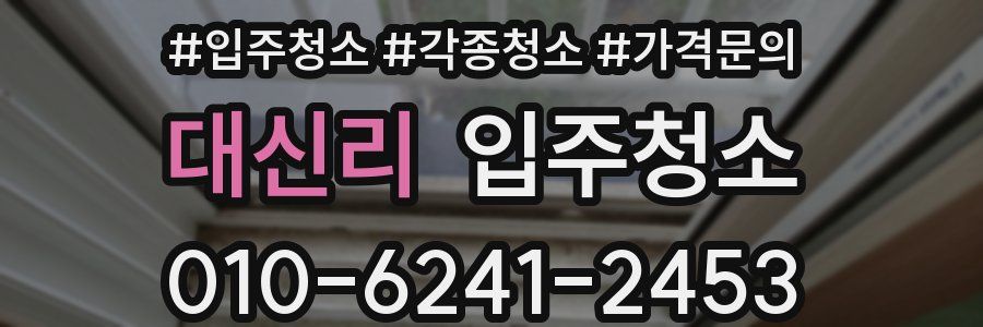 대신리 이사청소