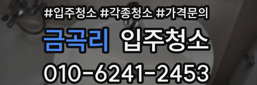 금곡리 이사청소