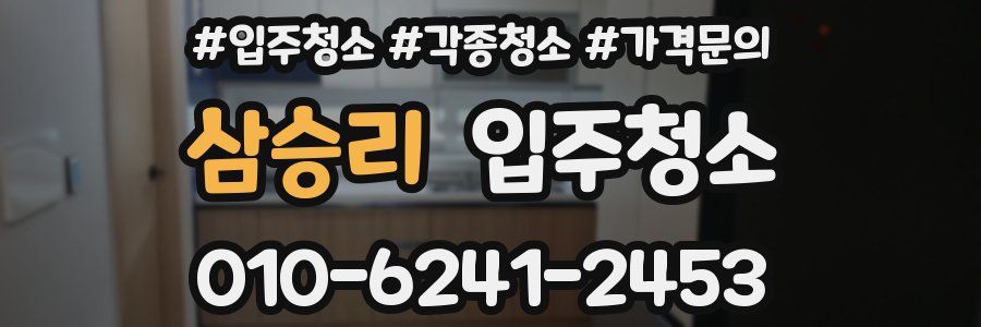 삼승리 이사청소