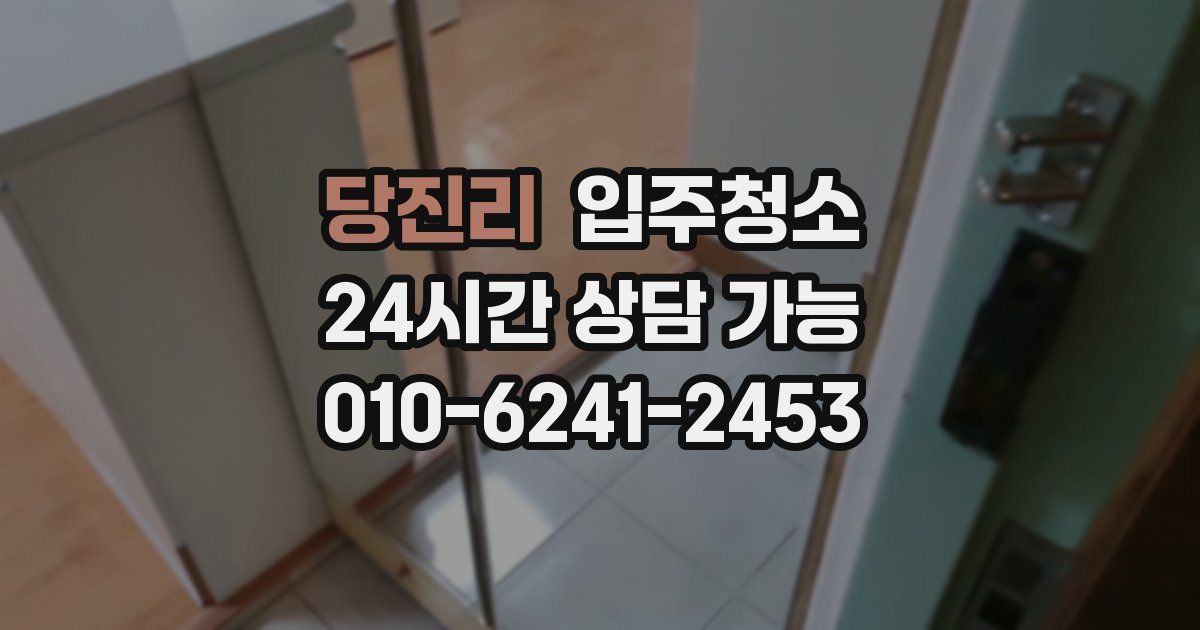 당진리 입주청소