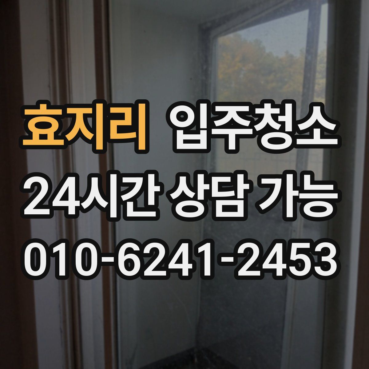 효지리 원룸청소