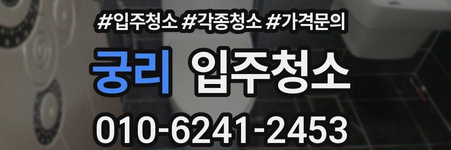 궁리 이사청소