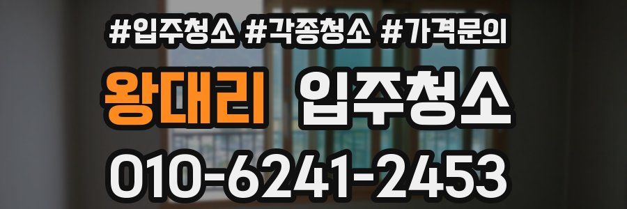 왕대리 이사청소