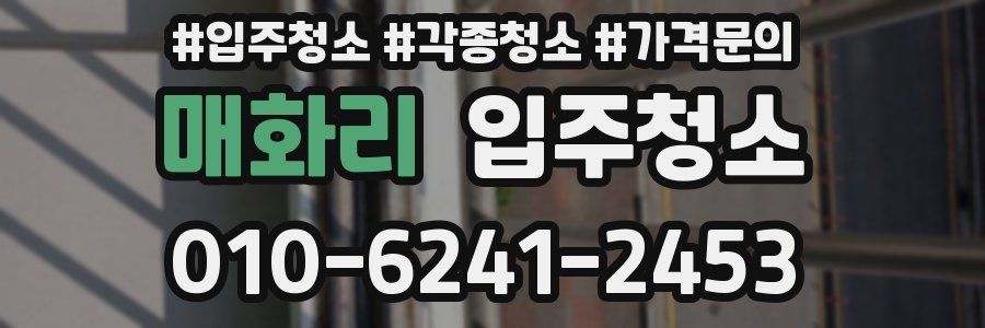 매화리 이사청소