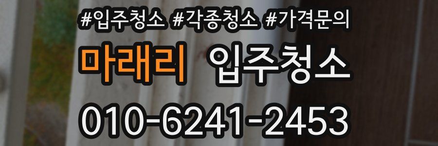 마래리 이사청소