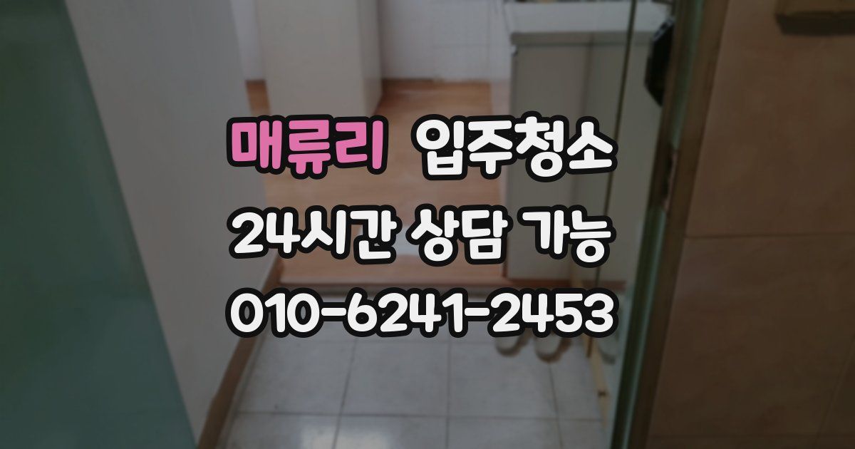 매류리 입주청소