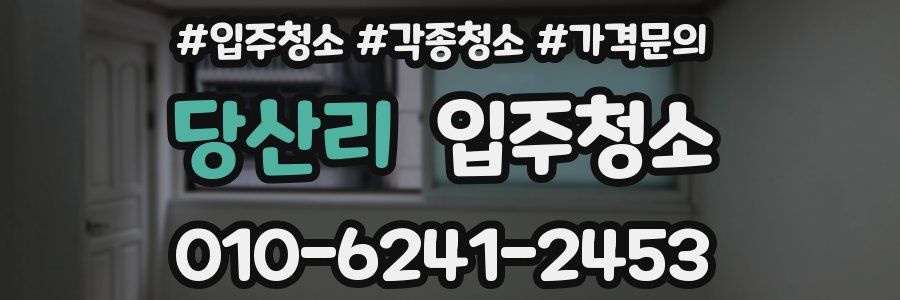 당산리 이사청소