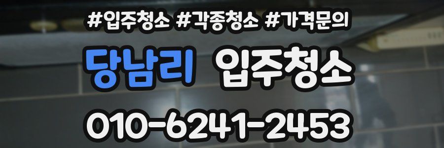 당남리 이사청소