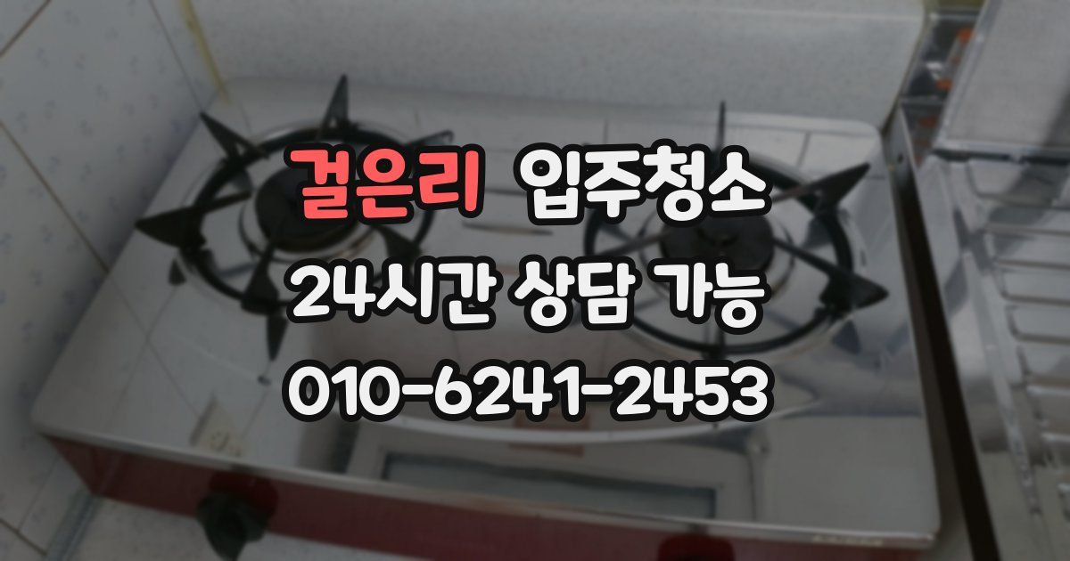 걸은리 입주청소