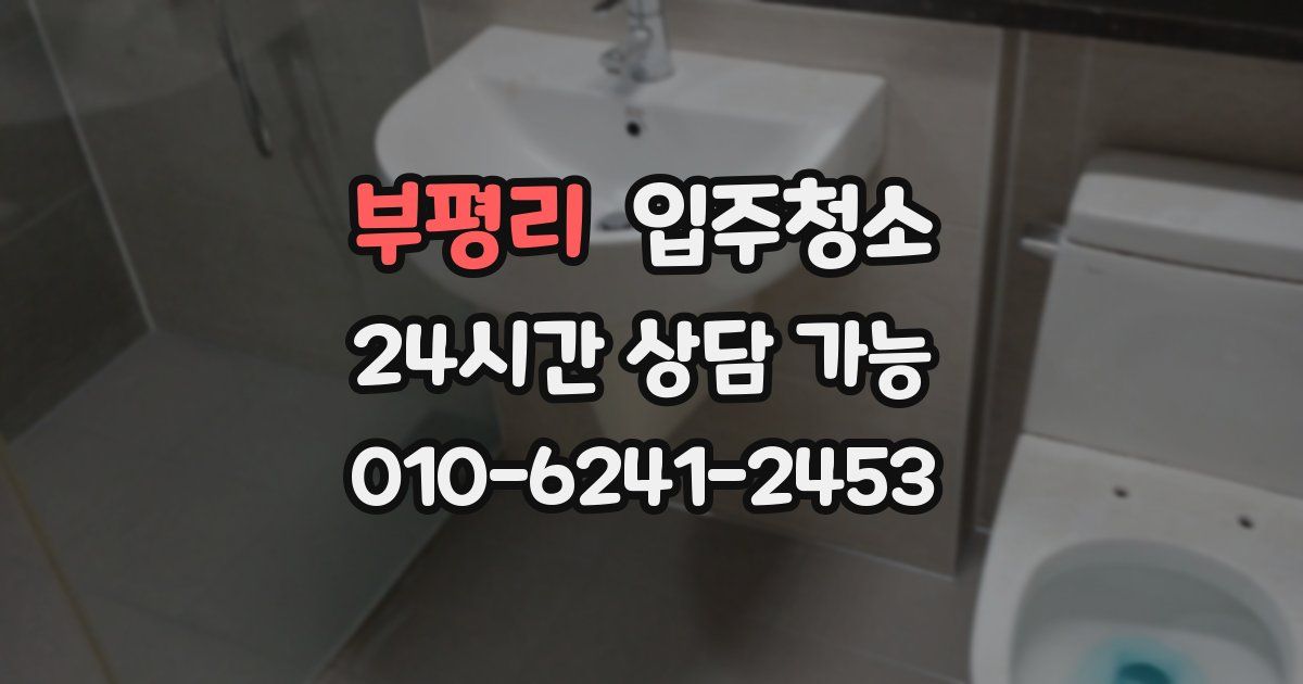 부평리 입주청소