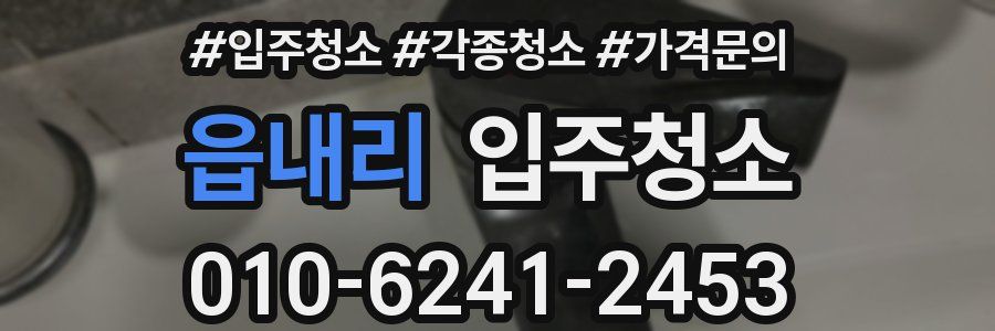 읍내리 이사청소