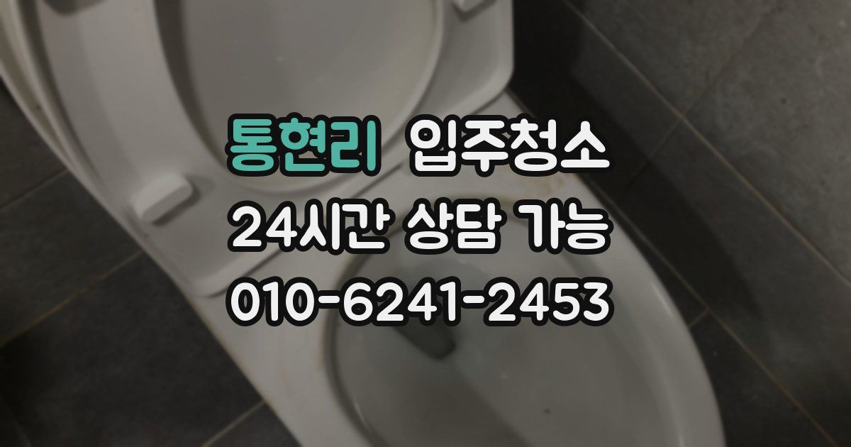 통현리 입주청소